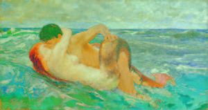 Klinger, Max 1857–1920. “The Siren” (also: Triton and Nereid), 