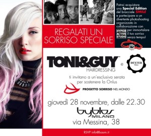 invito TONI&GUY rspv